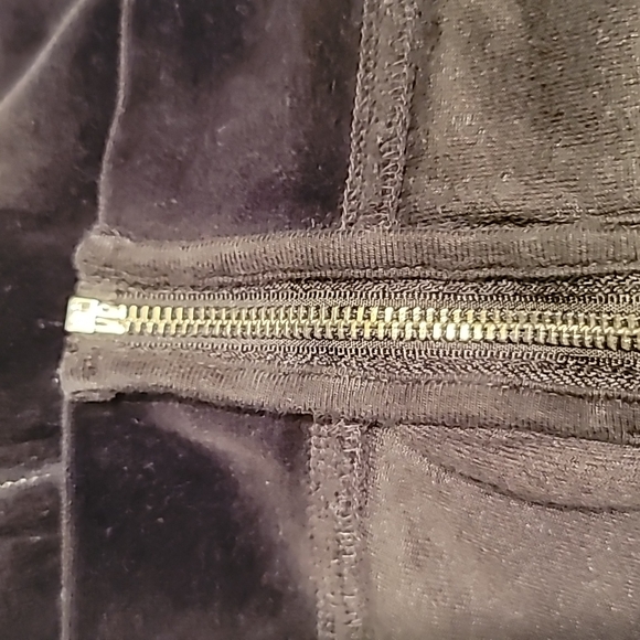 Jones NY Sports Jacket Black Velvet Womens Size XL Fall Wear - Picture 9 of 10